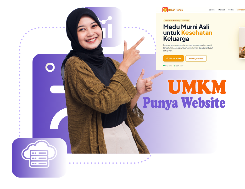 UMKM go digital illustration